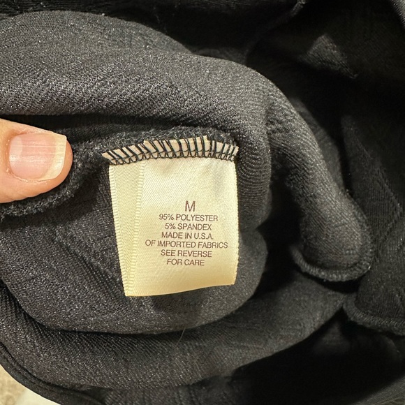 Women’s size 8 black zip up Arden b fitted high beck dress little longer back - Picture 4 of 6